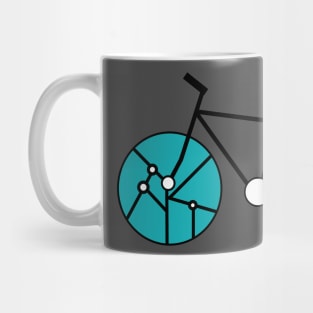 Bike in teal Mug